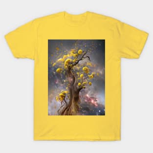 Golden Tree in the Galaxy T-Shirt
